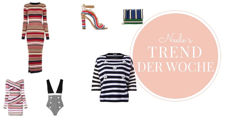 Streifen einer der Modetrends 2016