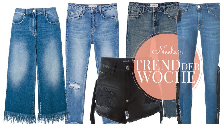Modeblog Trend: Fransen Fringed Jeans die tollsten Modelle des Modetrends im Überblick