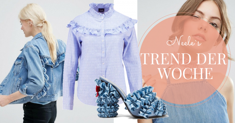 Rüschen sind einer der Modetrends Herbst Winter 2016 die schönsten Teile auf meinem Modeblog