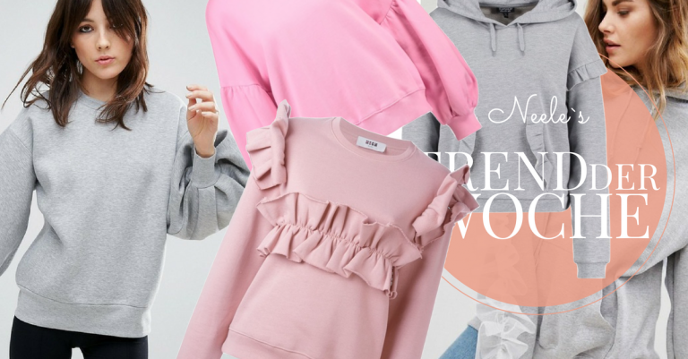 Statement Sweatshirts sind einer der Modetrends Frühling Sommer 2017