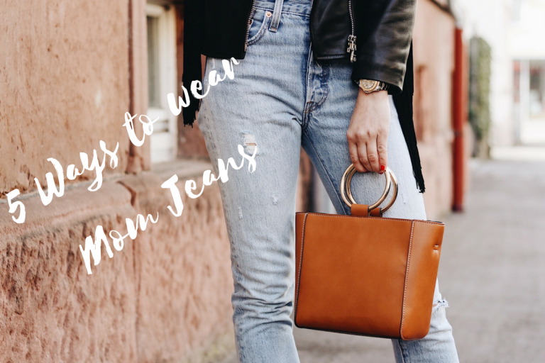 Fünf Ideen wie ihr Mom Jeans kombinieren könnt auf meinem Modeblog
